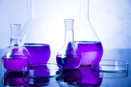 Laboratory glass, Chemistry science concept