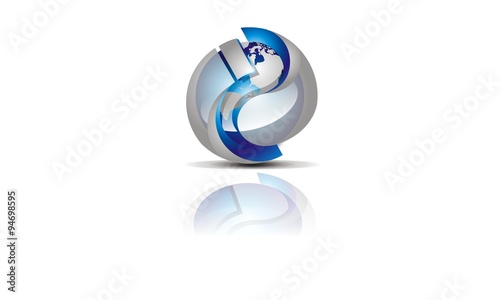 i ball 3D logo