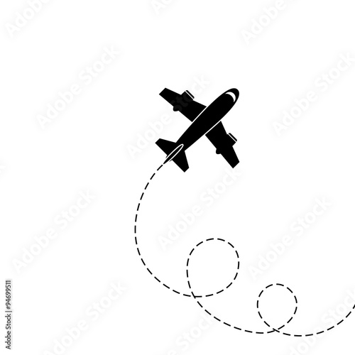 Silhouette of aircraft