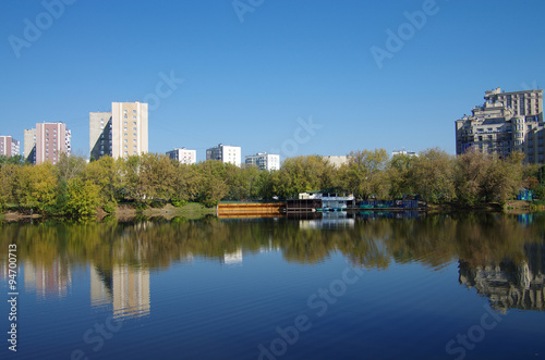 MOSCOW, RUSSIA - September 23, 2015: Housing estate in Izmaylovo © Natalia Sidorova
