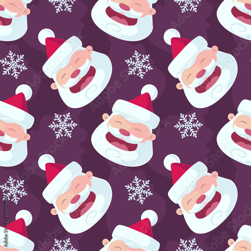 Christmas Seamless Vector Pattern © pixaroma