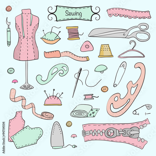 Set of sewing equipment