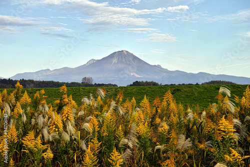 秋の大山西麓