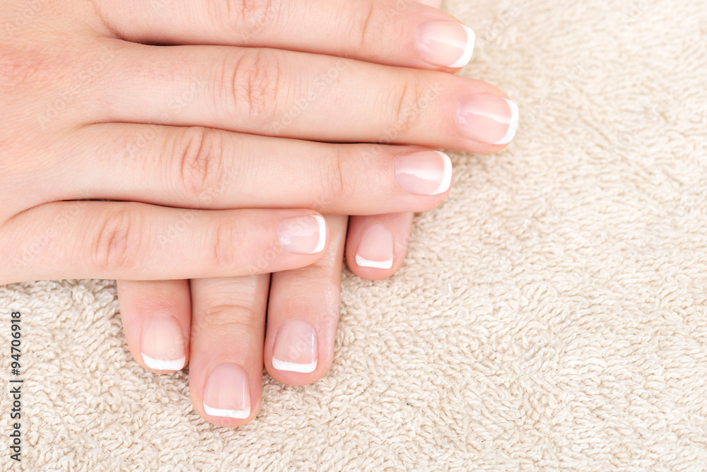 Naklejka premium French Manicure