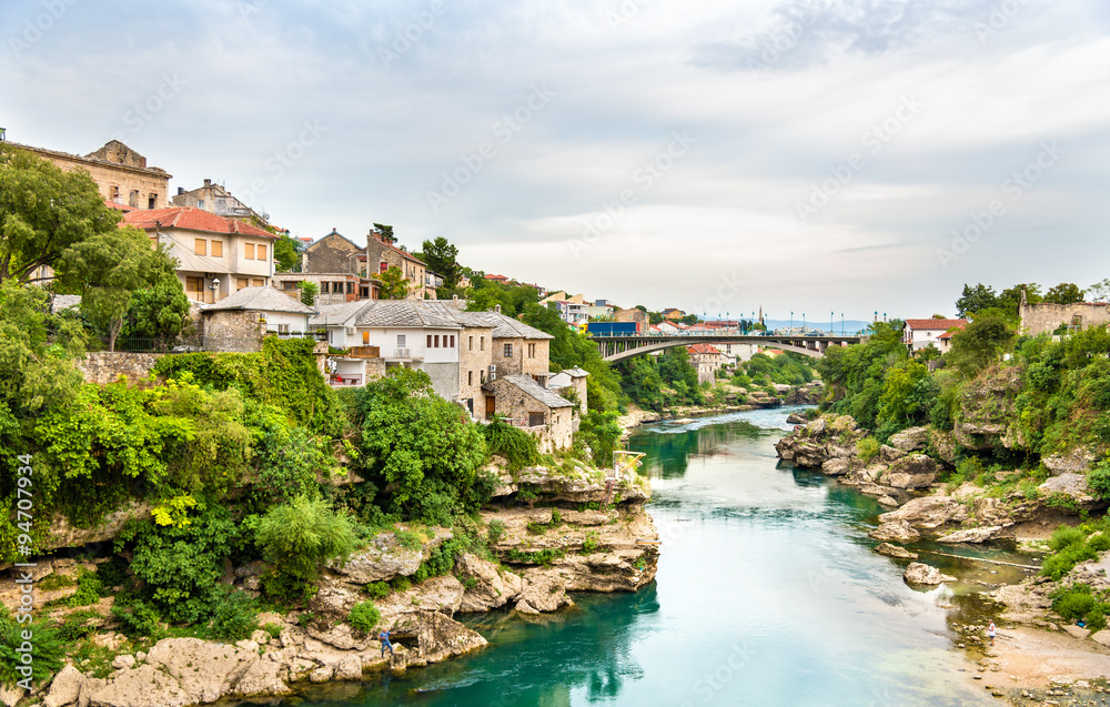 View of Mostar old town - Herzegovina