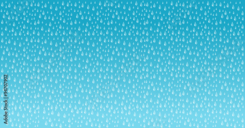 Vector illustration of the rain background with drops.