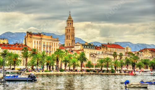 Slika na platnu The Riva Embankment of Split - Croatia