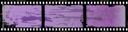 frame of film, grungy photo frame,with free copy space,vector