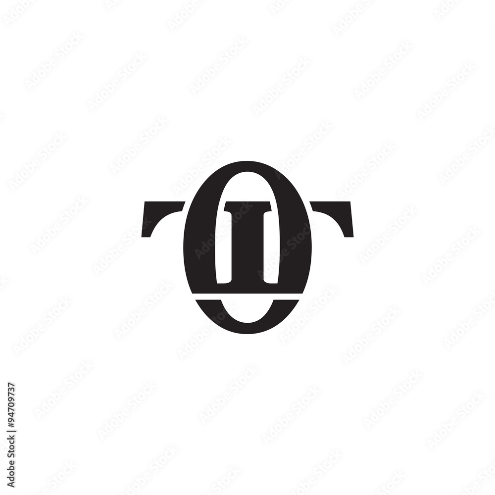Letter T and O monogram logo Letter T and O monogram logo
