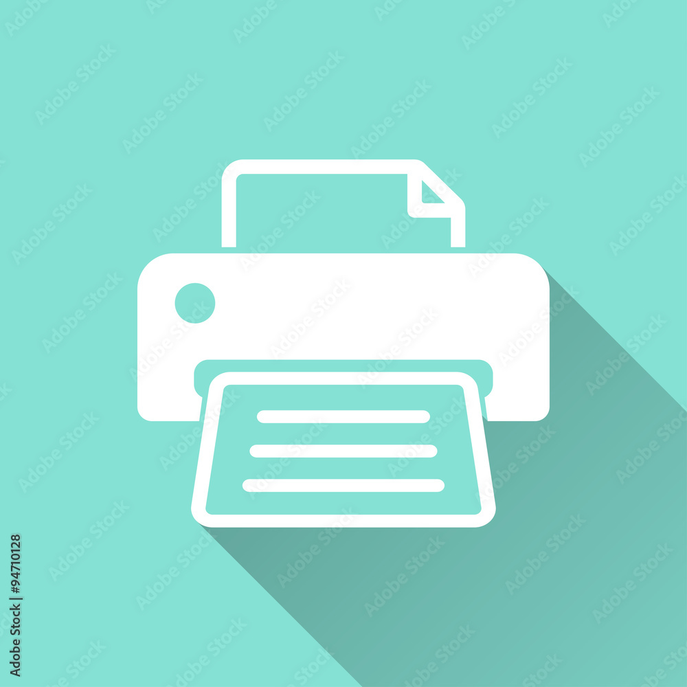 Printer icon. Printer icon.