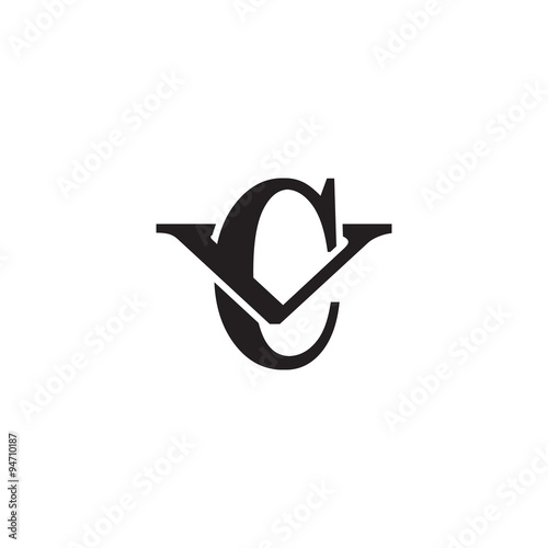 Letter V and C monogram logo