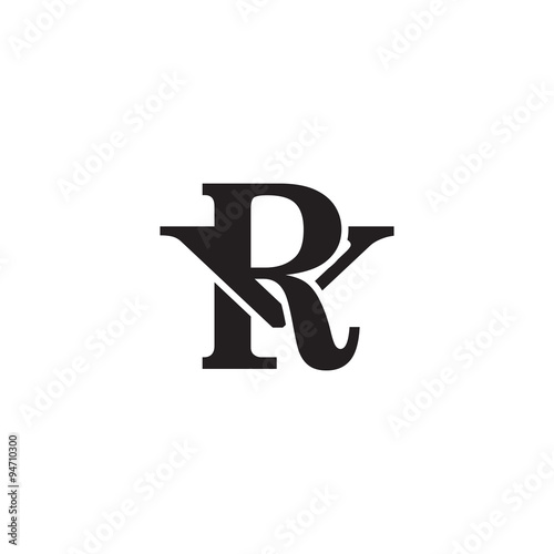 Letter V and R monogram logo