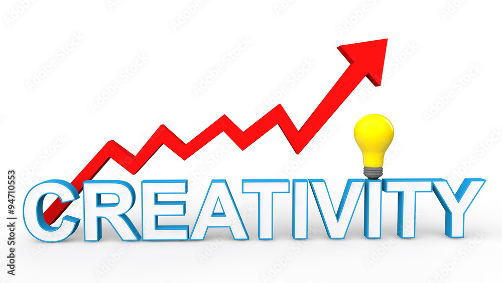 3d creativity growth concept 3d creativity growth concept