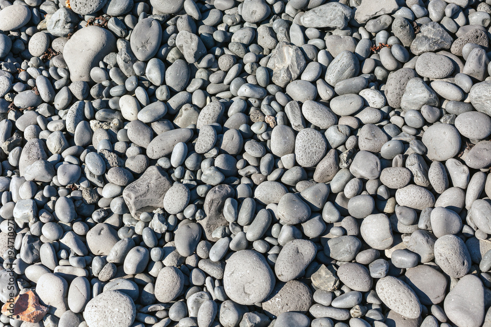 Icelandic Beach Pebbles Background Icelandic Beach Pebbles Background