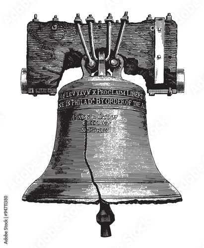 Large bell engraving