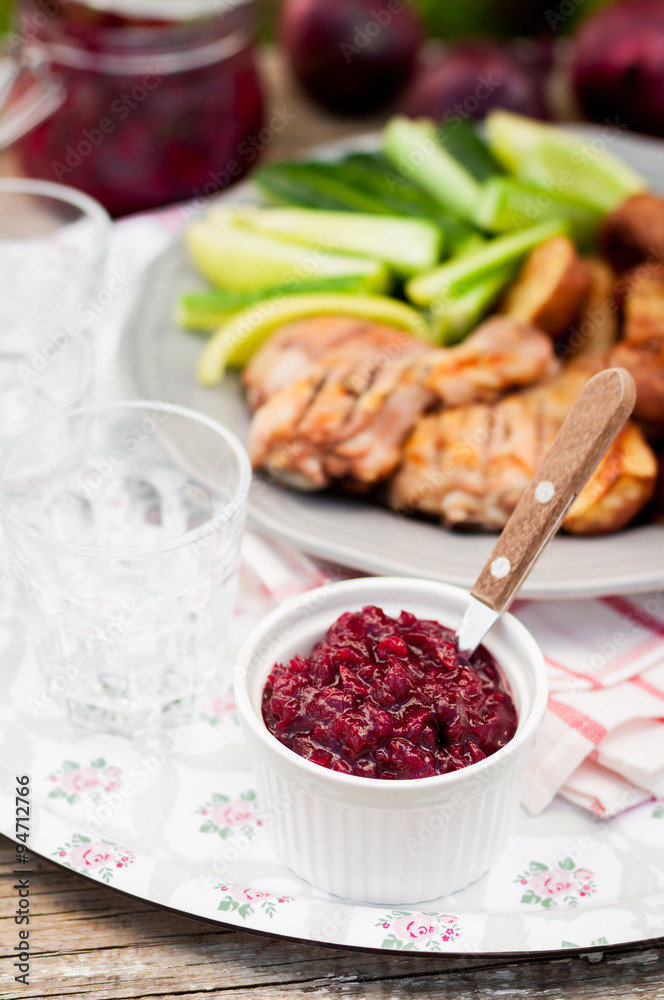 Cranberry Red Onion Sauce Cranberry Red Onion Sauce