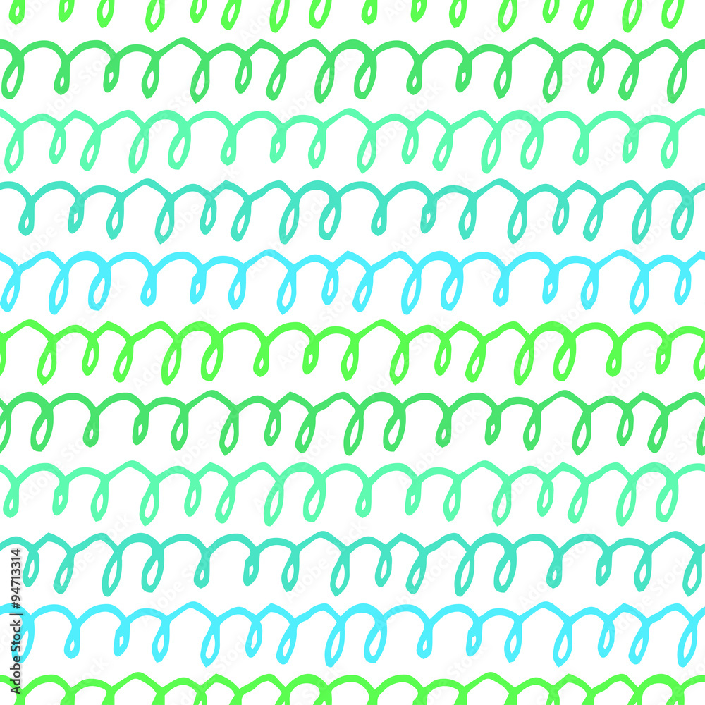 Colorful Kinked Lines Pattern on White Background Colorful Kinked Lines Pattern on White Background