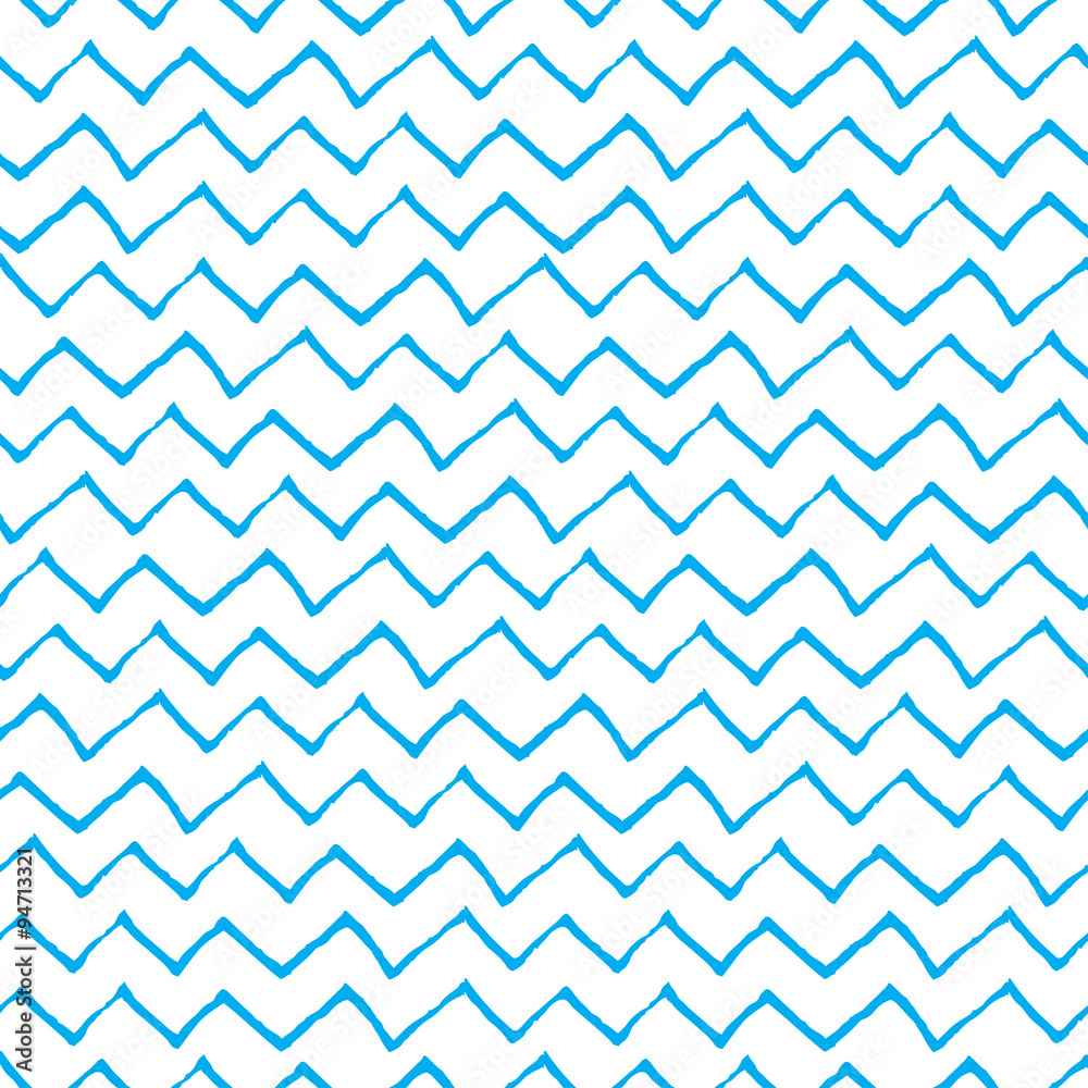 Blue Refracted Lines Pattern on White Background Blue Refracted Lines Pattern on White Background