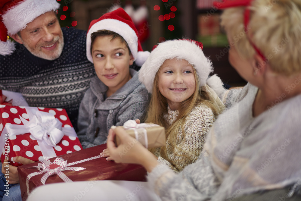 Santa hats make the atmophere more magical Santa hats make the atmophere more magical