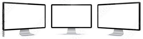 Computer monitor vector illustration