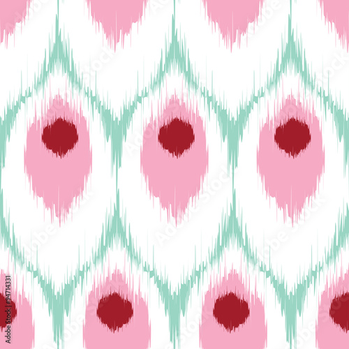Ikat seamless pattern