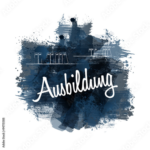 Ausbildung | Abstract Watercolour Painting