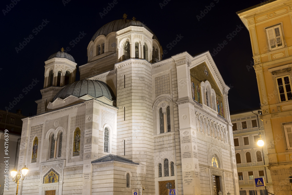 Fototapeta premium Trieste Serbian Orthodox synagogue