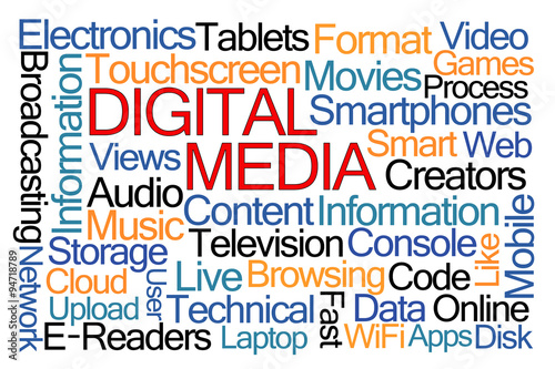 Digital Media Word Cloud