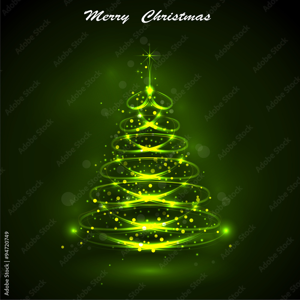 Shining christmas tree, the magic christmas tree, shinny christm Shining christmas tree, the magic christmas tree, shinny christm