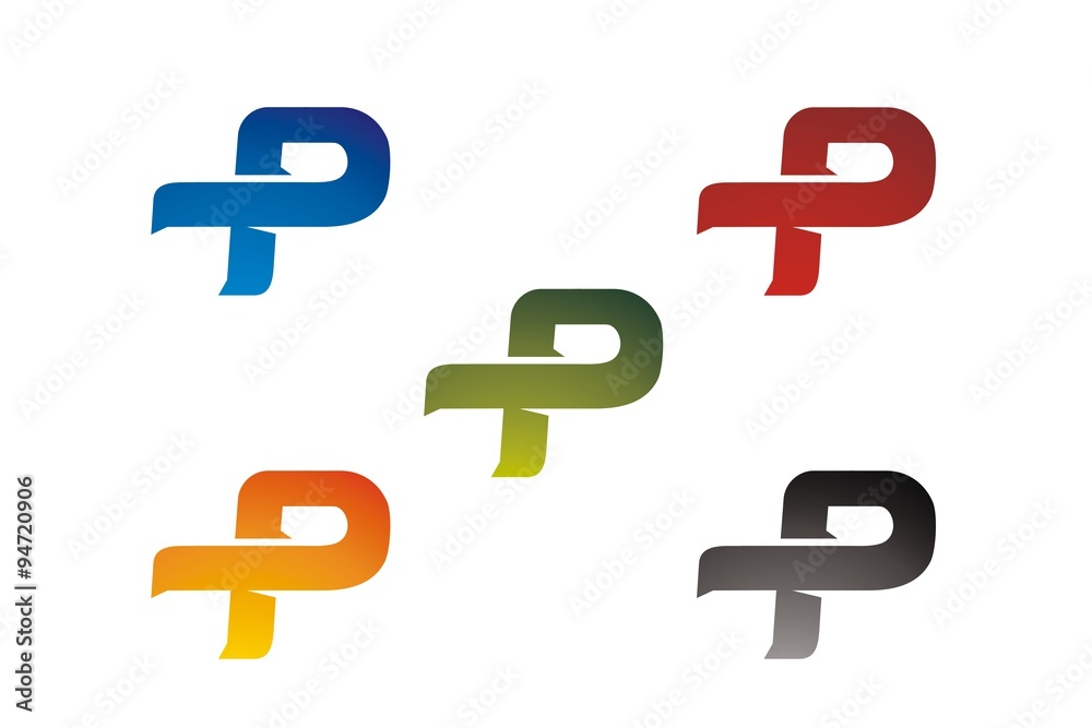 letter P (variant color)
