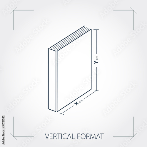 Icon of vertical format photobook