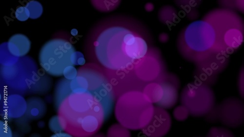 Background flying blue and magenta particles