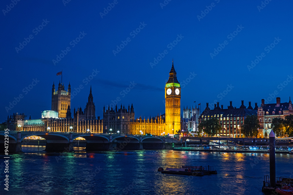 Westminster Bridge in London. 