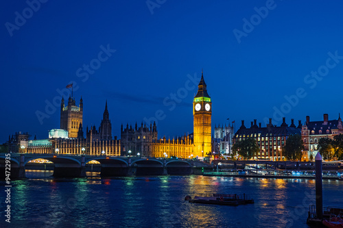 Westminster Bridge in London. 