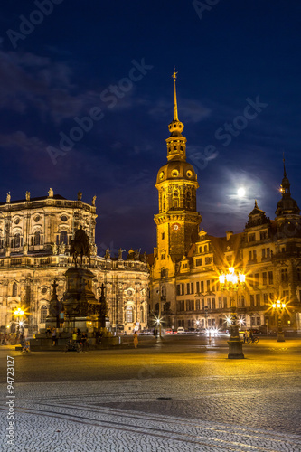 Night view of Dresden
