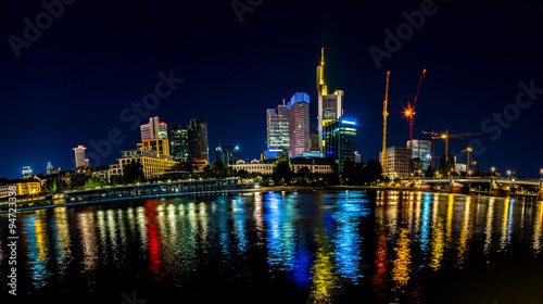 Frankfurt am Main during sunset