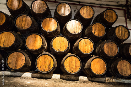 Barrels in  Porto  Portugal