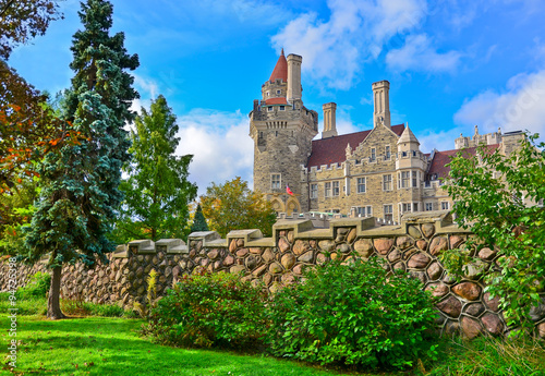 Canvas Print Casa Loma in Toronto, Ontario, Canada.