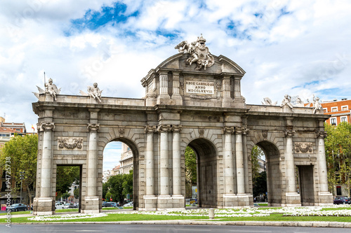 Puerta de Alcala in Madrid