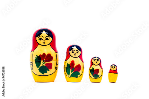 Quadro su tela Russian nesting dolls ( babushkas or matryoshkas)
