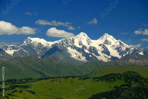 The peak of the Altai mountains