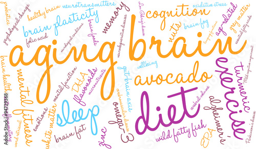 Aging Brain Word Cloud