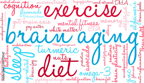 Brain Aging Word Cloud