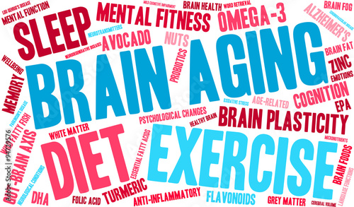 Brain Aging Word Cloud