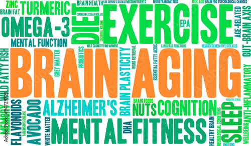 Brain Aging Word Cloud