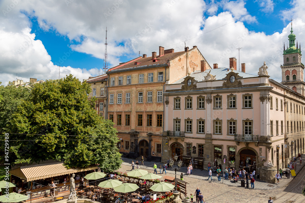 Fototapeta premium Lviv - the historic center of Ukraine