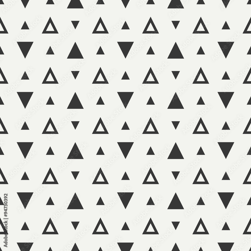 Geometric line monochrome abstract hipster seamless pattern with triangle. Wrapping paper. Scrapbook paper. Tiling. Vector illustration. Background. Graphic texture for your design, wallpaper Geometric line monochrome abstract hipster seamless pattern with triangle. Wrapping paper. Scrapbook paper. Tiling. Vector illustration. Background. Graphic texture for your design, wallpaper