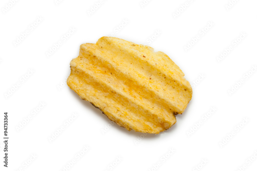 potato chips isolated on white background potato chips isolated on white background