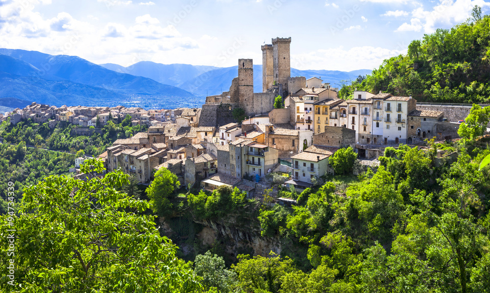 Pacentro - impressive medieval village in Abruzzo,Italy