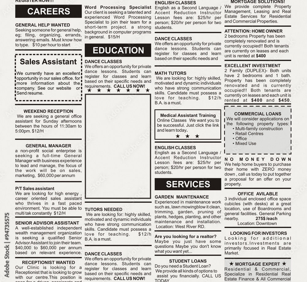 Fototapeta premium Education Ad